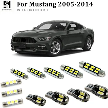 

Shinman 8X Error Free LED Interior Light Kit Package For Ford mustang 2005-2014 Map Dome Trunk Vanity Mirror license led