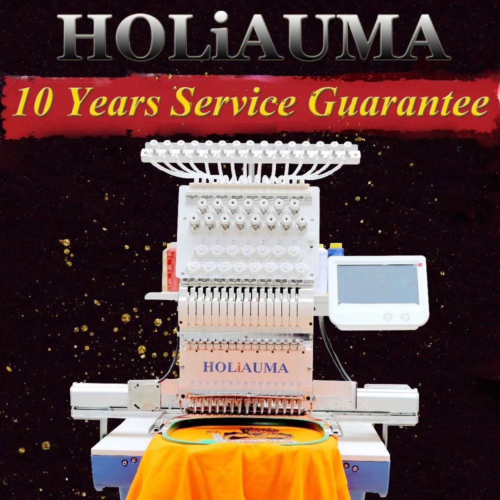 HO1501 компьютеризированная одноголовная крышка/плоская/футболка машина для вышивки 10 лет гарантированный сервис tajima Тип вышивальная машина