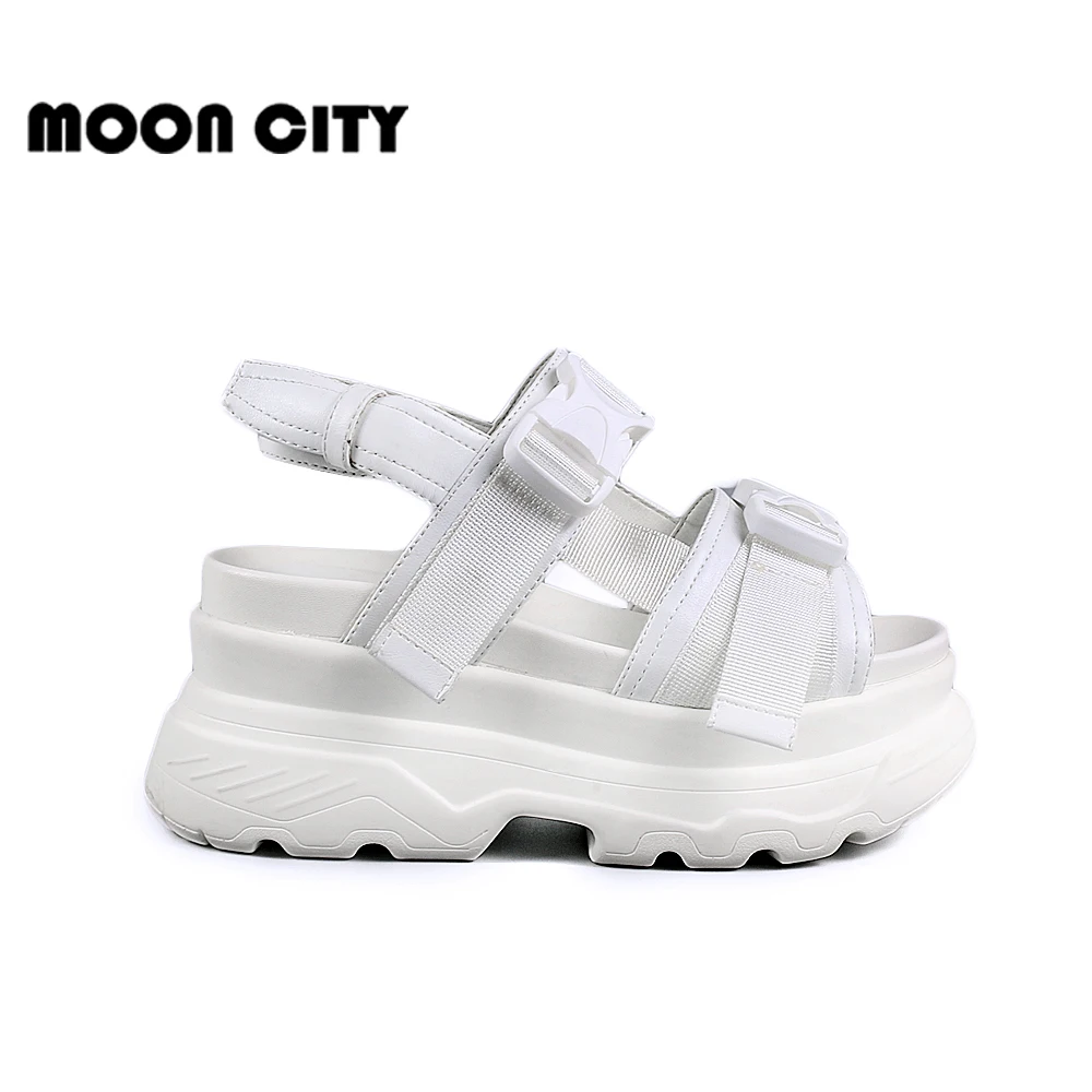 Women Sandals 2019 New Fashion Summer Platform Shoes Woman Summer Height Increasing Off White Beach Sandals for Ladies sandalias