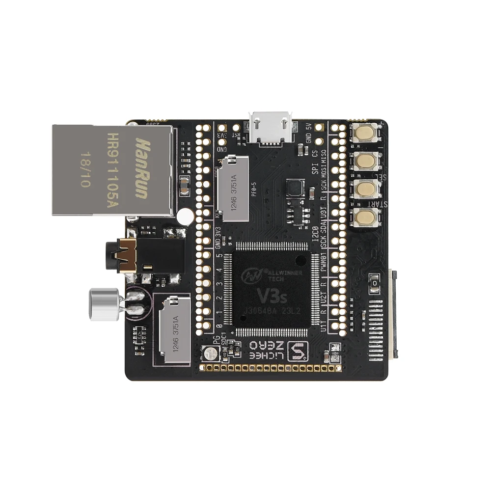 Бесплатная доставка Sipeed Lichee Pi ZeroW 1 ГГц Cortex A7 512Mbit DDR макетная плата Mini PC + WIFI