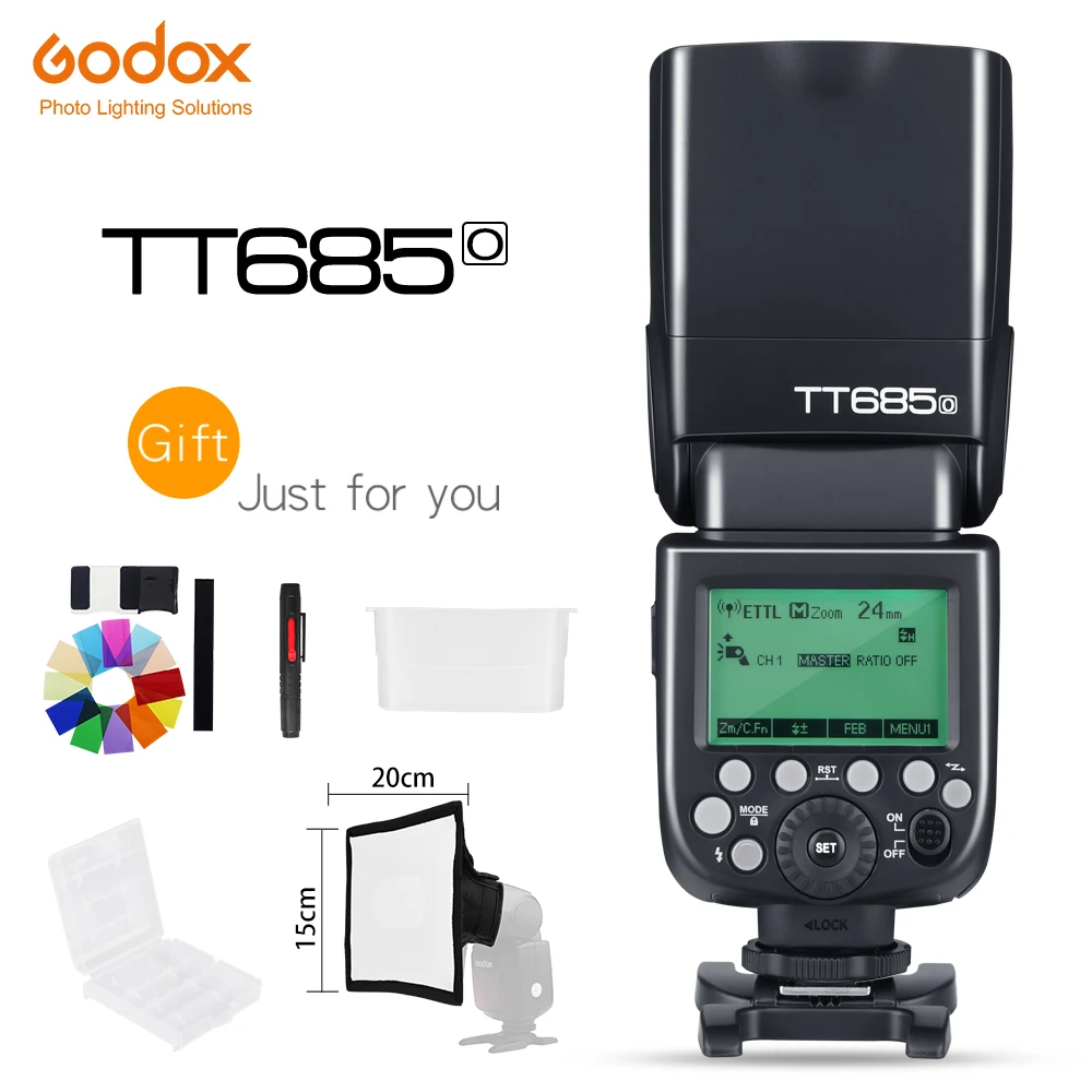 Вспышка GODOX TT685O Thinklite TTL высокоскоростная автовспышка 1/8000s GN60 для Olympus Panasonic s E-TTL II |