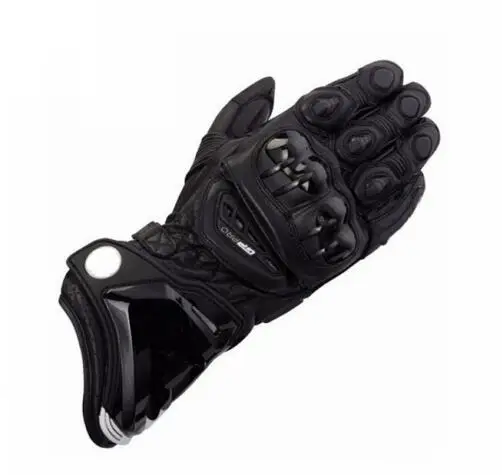 

Motorcycle Genuine GP PRO Leather Long Gloves Moto GP M1 Racing Driving PRO Cowhide Gloves