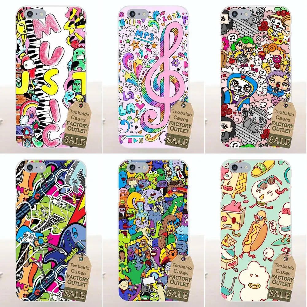Tpwxnx TPU чехол для мобильного телефона Sony Xperia Z Z1 Z2 Z3 Z4 Z5 compact Mini M2 M4 M5 T3 E3 XA Doodle Art Colored