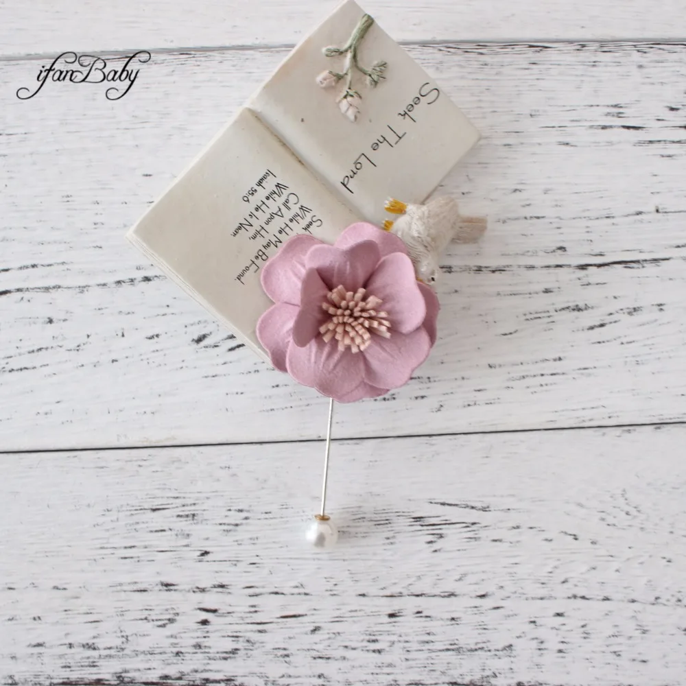 leather flower brooch 9