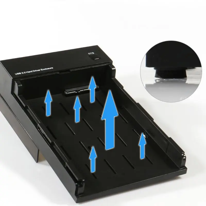 Корпус HDD USB3.0 к SATA3.0 двойной высокоскоростной 2," 3,5" SSD SATA жесткий диск Внешний корпус HD Box Портативный 10166