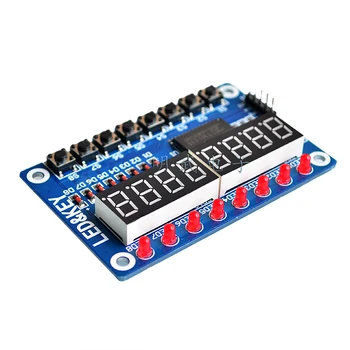 

5pcs Key Display For AVR arduino New 8-Bit Digital LED Tube 8-Bit TM1638 Module