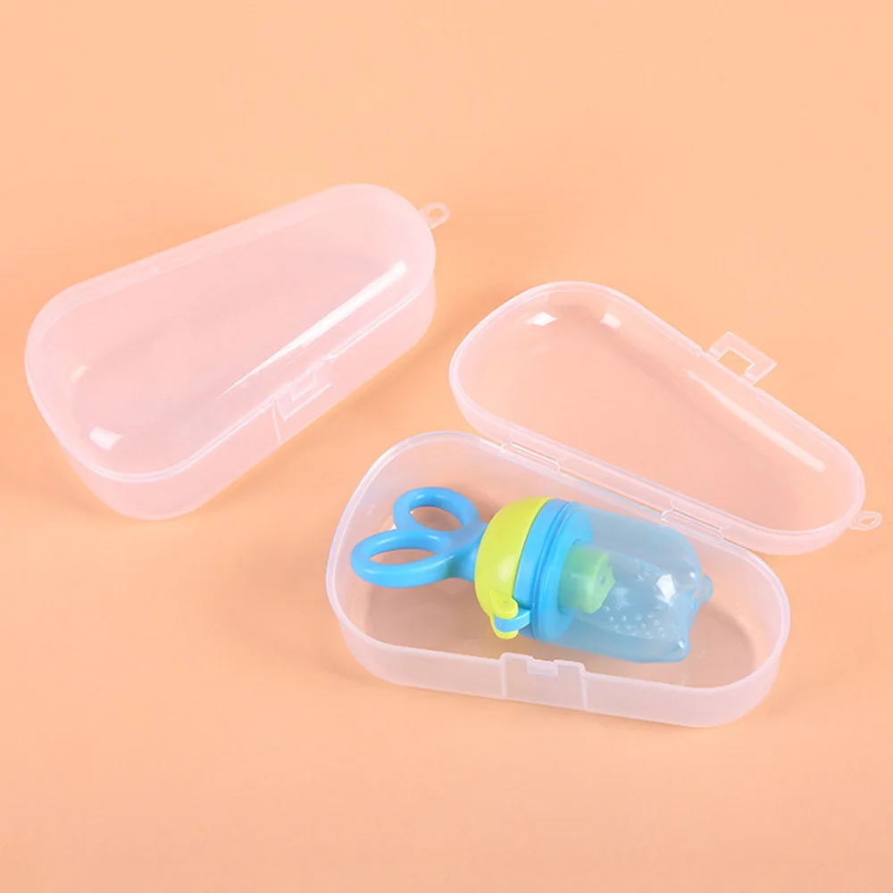 

Baby Teether Box Molar Rod Storage Boxes Square Storage Boxes Pacifier PP Transparent Plastic Box