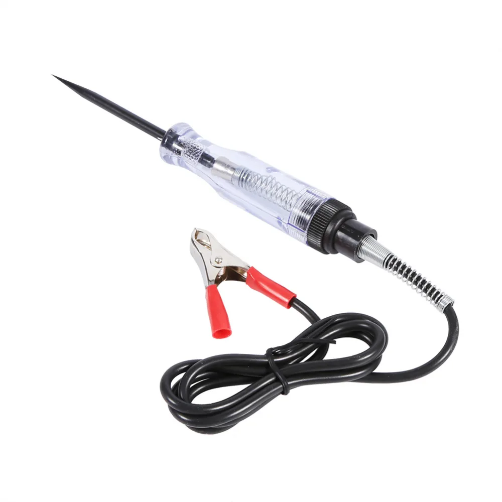 6V 12V 24V DC Car Truck Voltage Circuit Tester Car Test VoltMet Long Probe Pen Light Bulb Automobile Maintenance Tools