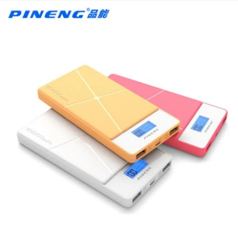 Оригинальный PINENG PNW 983S 10000 мАч двойной USB A внешнее зарядное устройство для