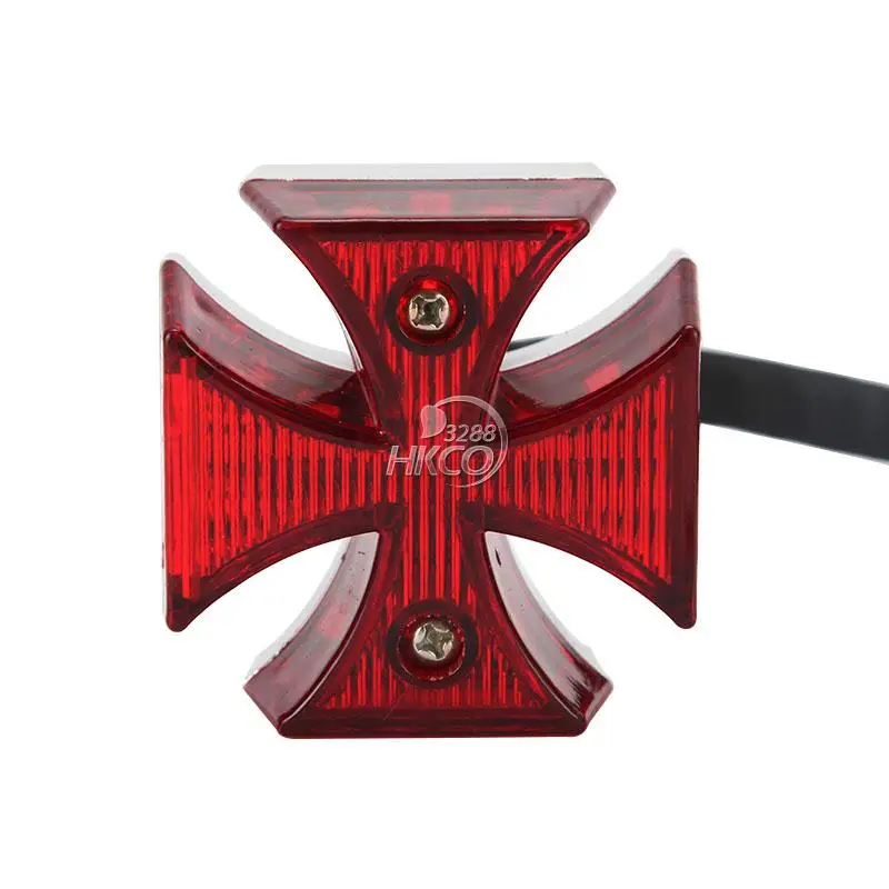 Chopper//Motorcycle Taillight Cross-Shaped