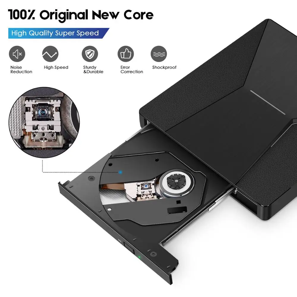 Подсветка C USB 3 0 внешний DVD/CD/ VCD горелка RW привод плеер оптический для Mac/PC/Apple