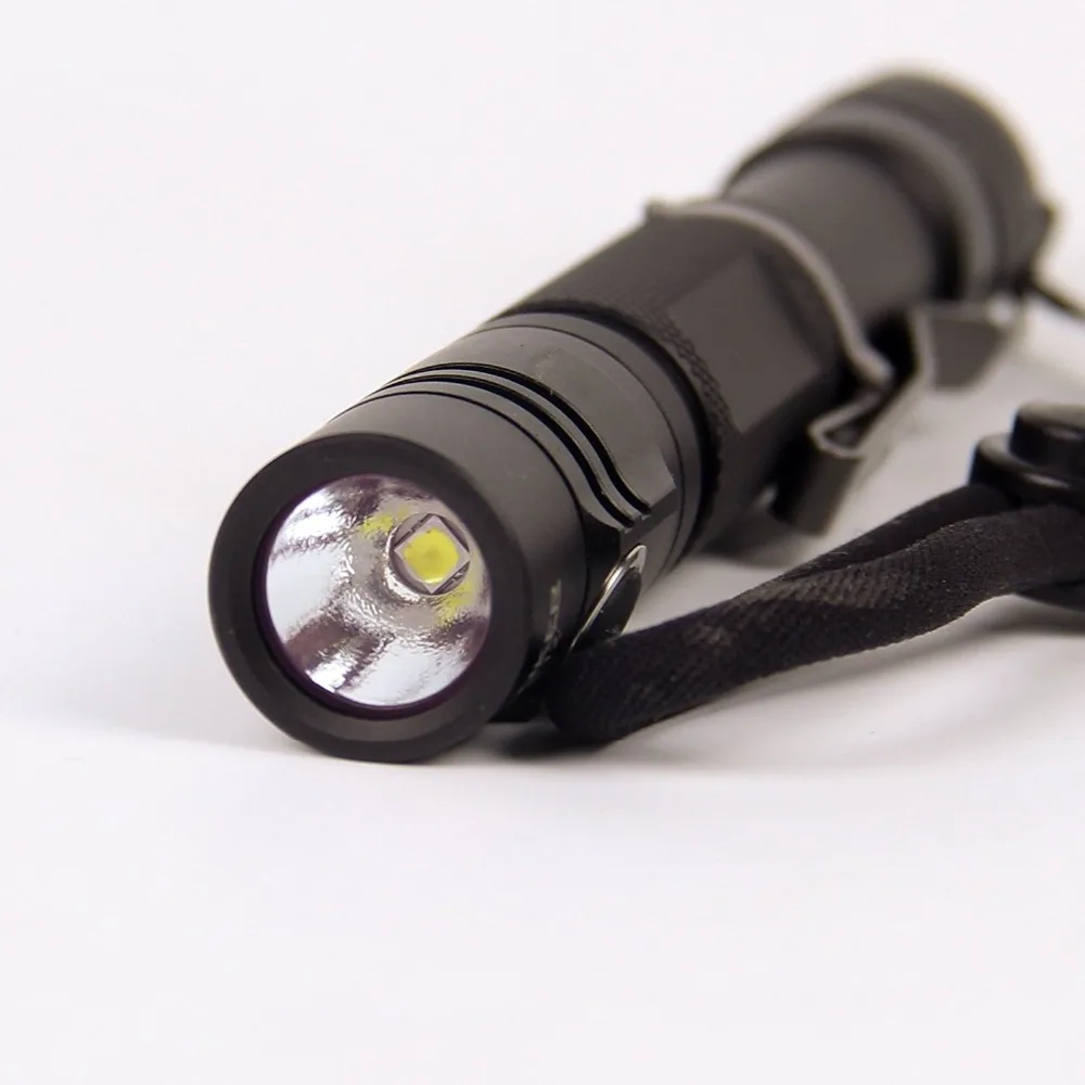 Светодиодный тактический фонарь MANKER E12 650 лм 2 батарейки АА светодиодный CREE V5 2X AA