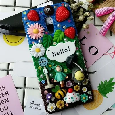 Изготавливаемый по методу "сделай сам" для huawei P20pro 3D Шиншилла кошка чехол для телефона для huawei P20 lite ручной работы милые крем чехол подарки для девочек для P9 P10 плюс - Цвет: strawberry