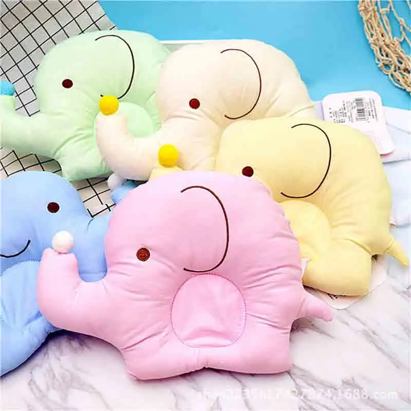 

Anti Flat Head Baby Pillow for 0-1 Years Old Newborn Baby Elephant Pillow Sleeping Support Cushion Bedding Accessories