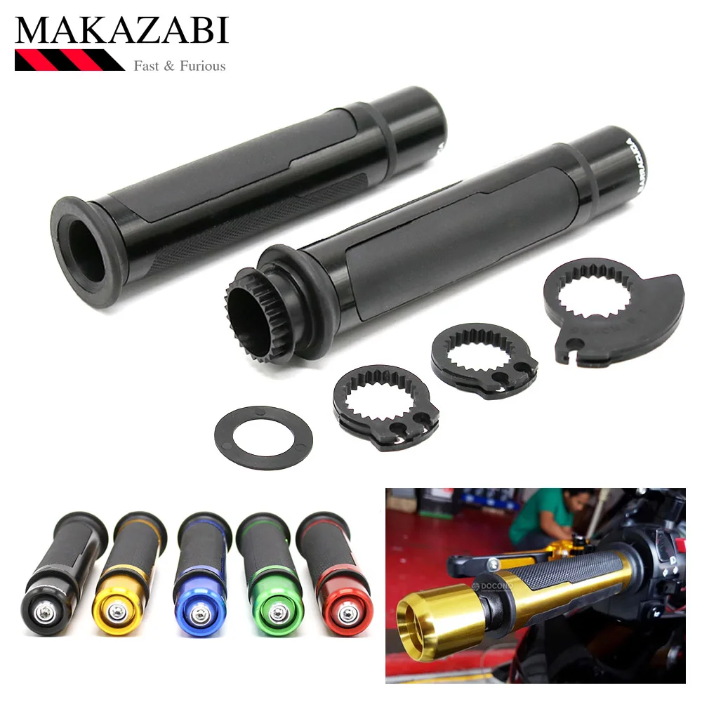22MM Rubber Motorcycle HandleBar Handle Bar Motorbikes Hand Grips For Yamaha R3 R25 MT07 MT09 MT10 FZ1 FZ6 FAZER YZF R1 Color : Silver HANLING