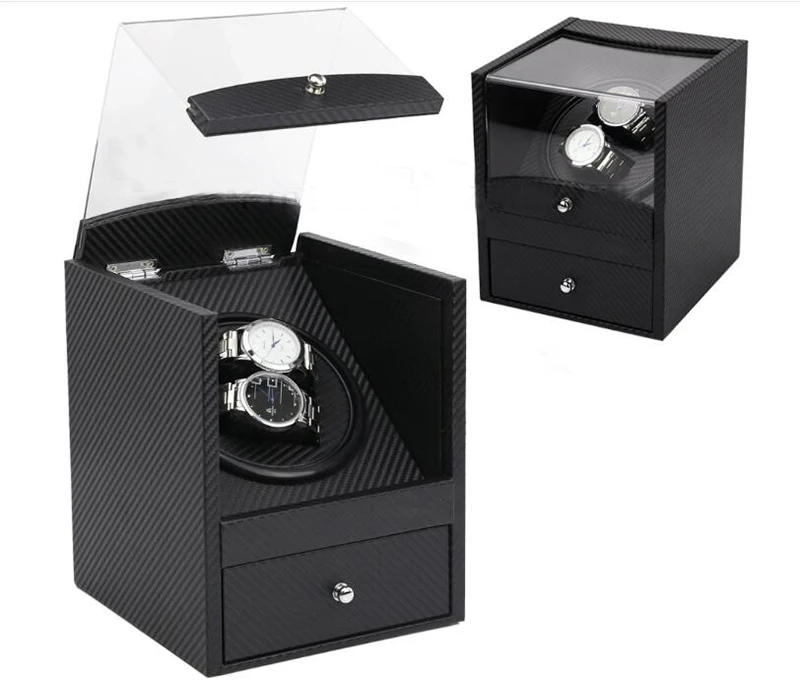 Buy Safe Automatic Watch Winder Box with Drawer Global