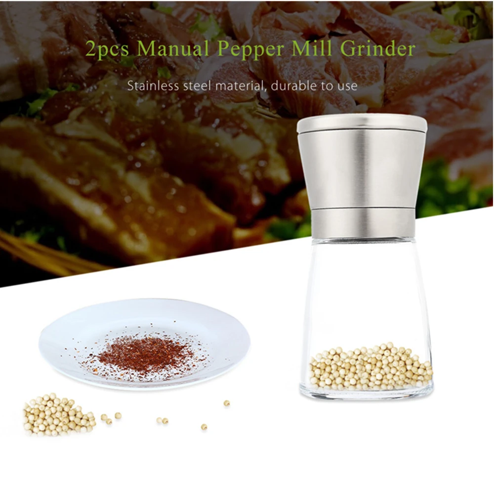 2pcs Stainless Steel Manual Salt Pepper Mill Grinder With Ceramic Core Anti Explosion Glass Kitchen Tool For Restaurant Home Tool Picker Tool Buildgrinder Gear Aliexpress 2pcs Stainless Steel Manual Salt Pepper Mill Grinder With Ceramic Core Anti Explosion Glass Kitchen Tool For Restaurant Home Tool Picker Tool Buildgrinder Gear Aliexpress