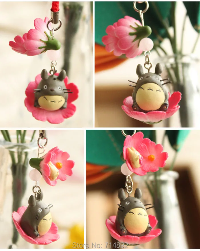 100 шт./лот Miyazaki Hayao Классический Аниме Мой сосед Тоторо ремешки для телефона и