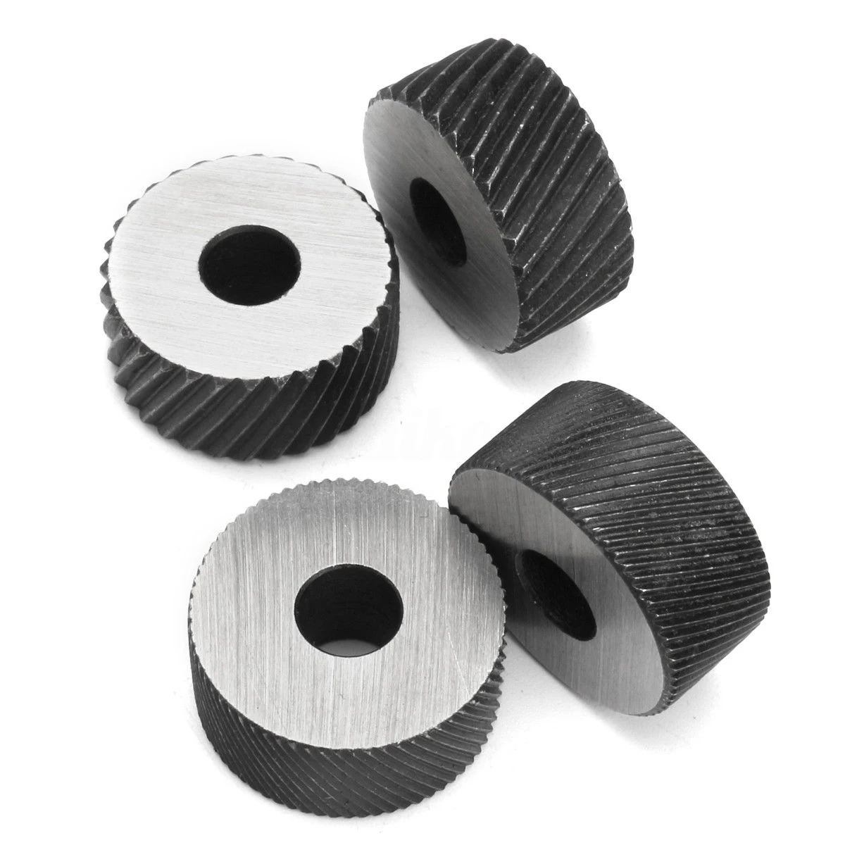 DWZ New Knurling Tool Holder Linear Knurl Tool Lathe Adjustable Shank + 6pcs Wheel