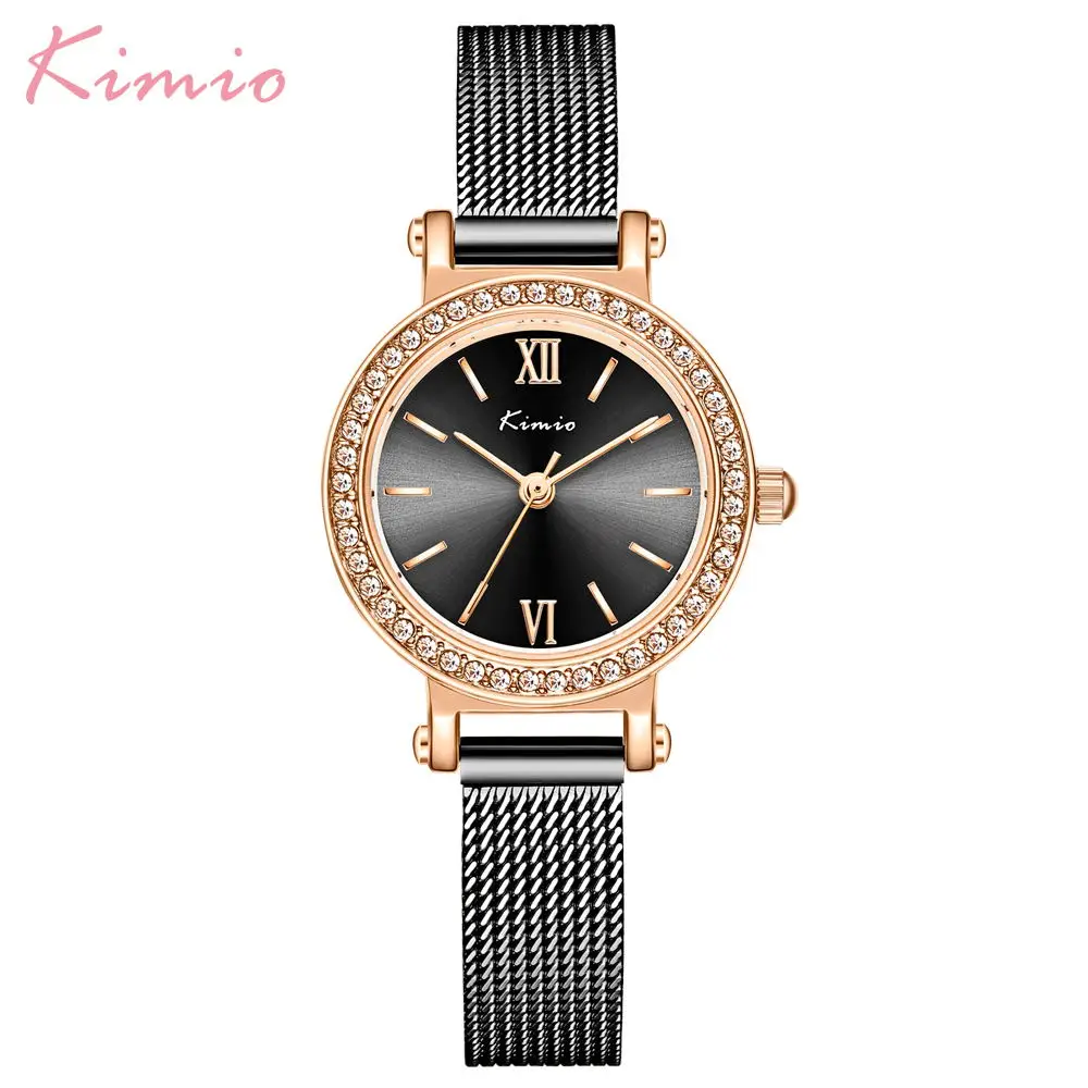 

Kimio Luxury Fashion Women Watches Quartz Ladies Stainless Steel Bracelet Watch Waterproof Casual Clock montre Femme reloj mujer