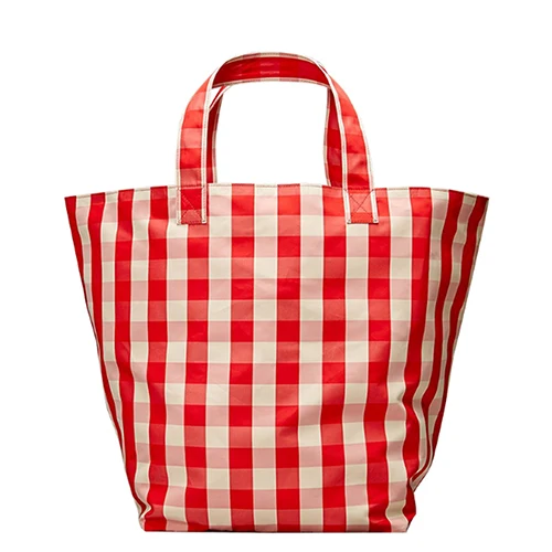 Солнечная пляжная Новая модная женская сумка простая сетчатая подиумная Сумка Большая вместительная переносная сумка для покупок - Цвет: red big