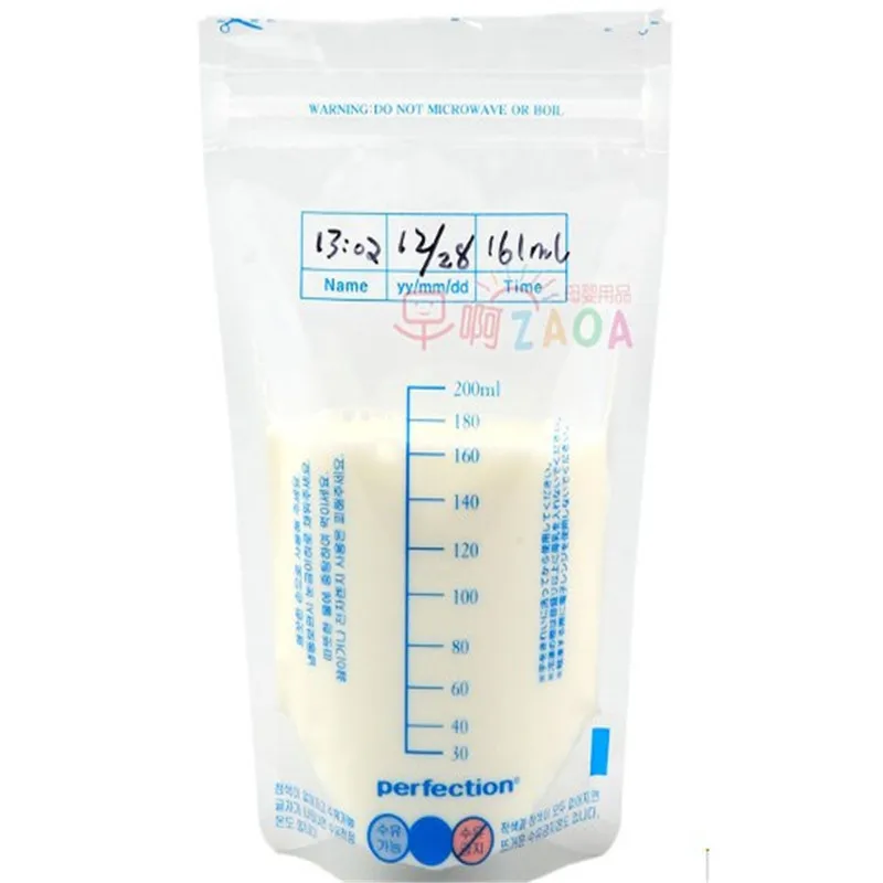 UNIKIDS продажи! 200 мл* 120 шт. Детское Питание Хранения Грудного Молока Хранения Сумки Для Хранения Грудного Молока BagsTo Магазин Молоко мешок