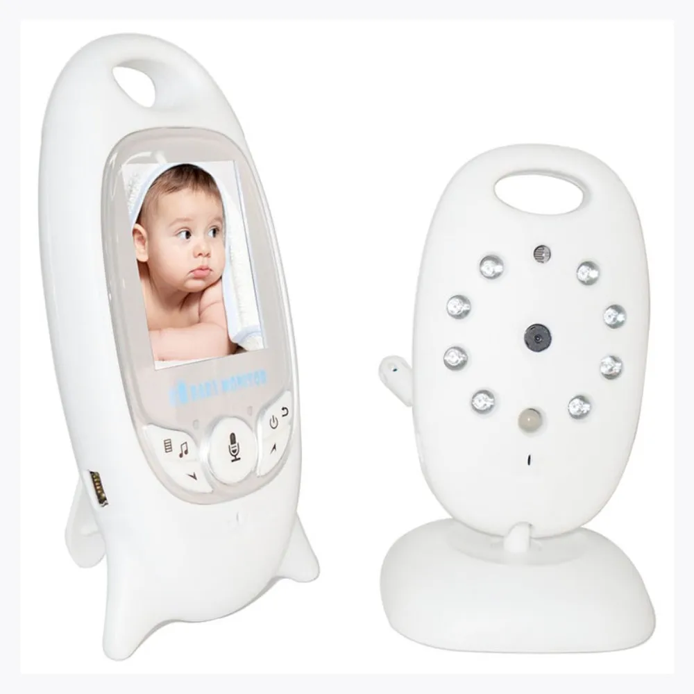 2.4GHz Wireless Baby Radio Babysitter Digital Video Baby Monitor Audio Night Vision Music Temperature Display Radio Nanny~