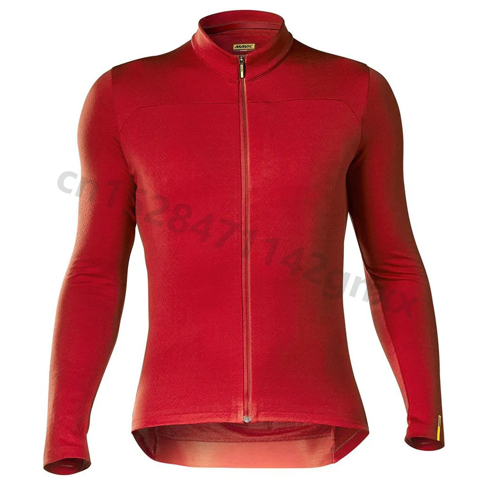 Новинка Mavic Весенняя быстросохнущая футболка с длинным рукавом для велоспорта, мужская одежда с защитой от ультрафиолета для горного велосипеда, дышащая велосипедная одежда, Майо Ropa Ciclismo