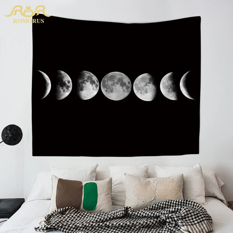 

New Design Moon Eclipse Changing Tapestry Wall Hanging Decorative Tapestries Bedroom Living Room Wall Decor 150*130CM/200*150CM