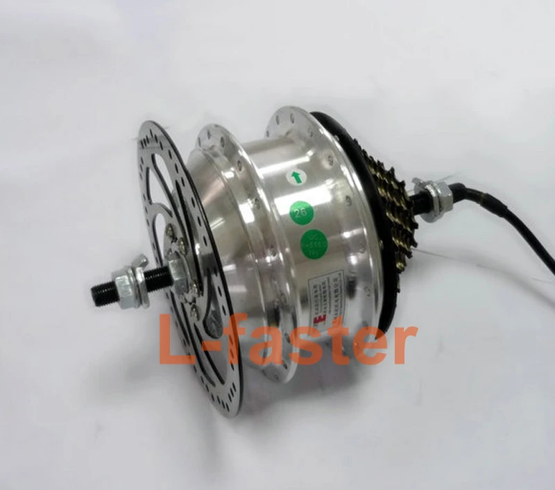 

36V 48V 250W Electric Bike Rear Wheel Hub Motor Electric Bicycle Brushless Hub Spokes Motor Electric Hub Motor Can With Flywheel