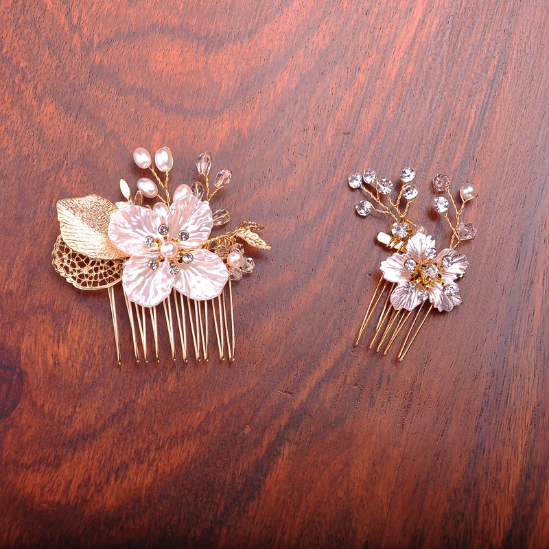 Gold Color Hair Comb 