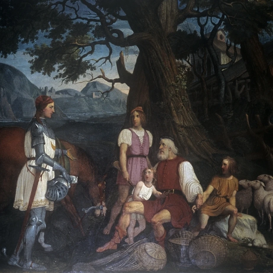 Erminia Finds The Old Shephard Poster Print (18 x 24)