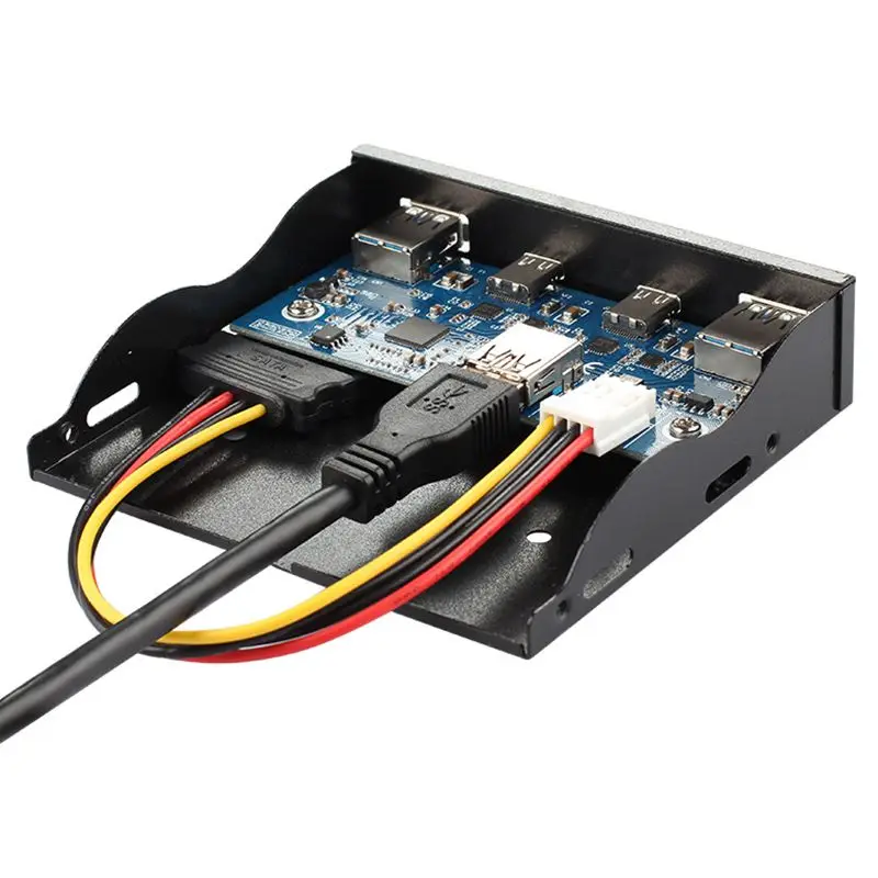 

3.5 Inch Expansion Floppy Bay Front Panel 2 USB 3.0 With USB Type C (Gen 1) Hub