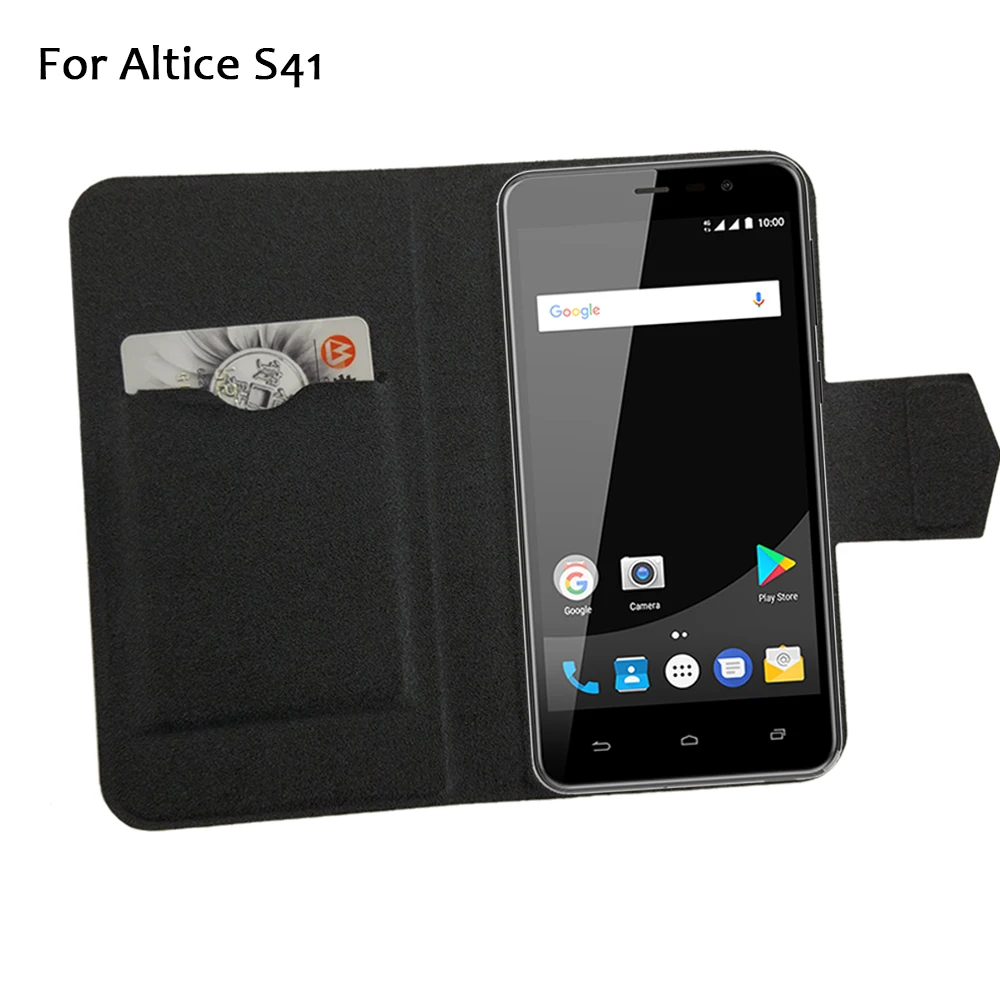 

5 Colors Hot! Altice S41 Case Phone Leather Cover,Factory Price Protective Full Flip Stand Leather Phone Shell Cases