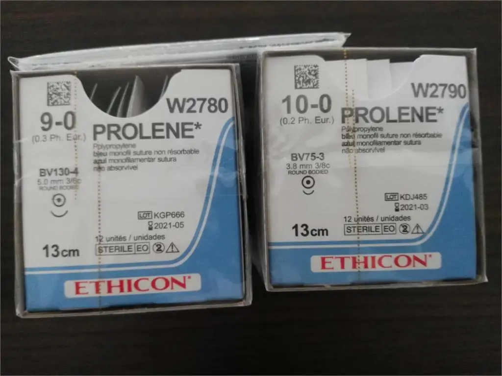 

For Johnson Prolene Polypropylene Non-Absorbable suture Tendon line W8522 3-0 W8683 4-0 W8665 4-0 W8761 4-0 W8400 2-0 1PSC