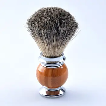 

CSB Man Pure Badger Hair Shaving Brush Wood 100% for Razor Safety Straight Classic Safety Razor Wood Grain