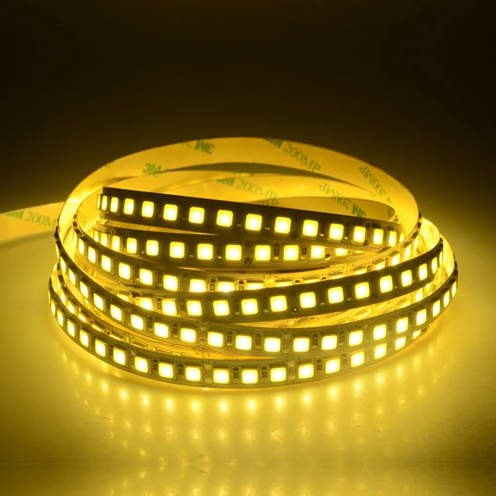 600 Светодиодная Диодная лента SMD 5054 120 LED s/m 12 в 5 м гибкая светодиодная IP65 IP68