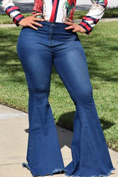 Сексуальные повседневные блестящие джинсы с высокой талией, узкие Женские винтажные широкие расклешенные джинсы, офисные женские джинсовые брюки