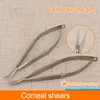 Stainless Steel Scissors Ophthalmic Keratectomy Open Eye Microscissors Straight Tips Titanium Surgery Tools 12cm 3