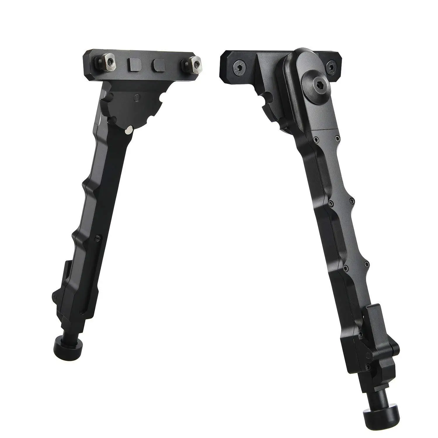 

Tactical Aluminum Alloy M-LOK 7.5"- 9" Bipod Side Mount Bipod Matte Black For Camara, Airsoft, Scope, Hunting