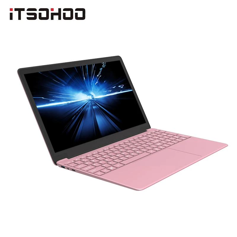 ITSOHOO 15,6 дюймов ноутбук розового цвета с 512 ГБ 1 ТБ Intel J3355 ноутбук ультрабук 6 ГБ Оперативная память Тетрадь компьютер