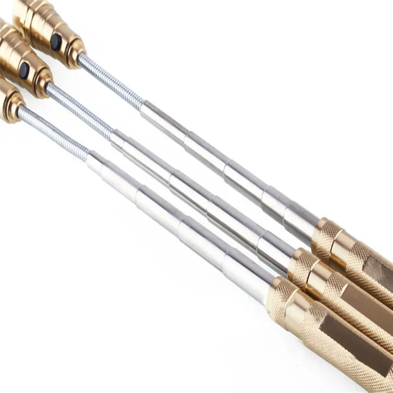 Long Flexible Torch Led Light Pick Up Telescoping Tool Claw with Magnet and LED Light Torch Flashlight Zaklamp 40DC116