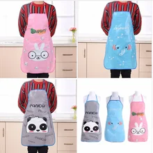 Женский милый мультяшный водонепроницаемый кухонный Ресторан C ooking B ib A prons 8PHM