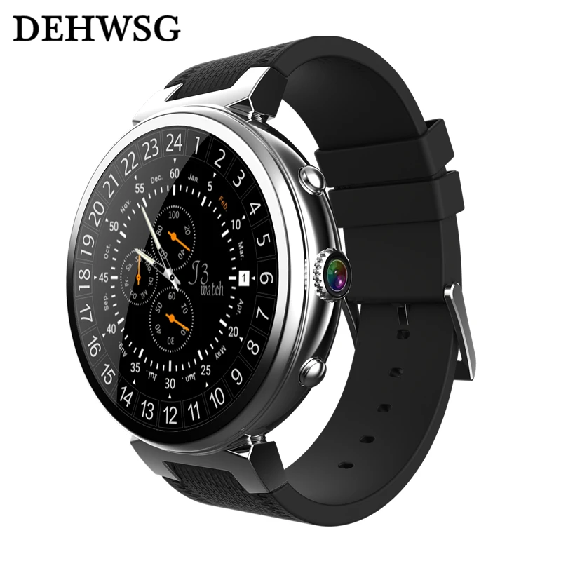 

Christmas Smart Watch i3 RAM 2GB ROM 16GB 2MP Camera Android 5.1 3G WIFI GPS Heart Rate Monitor Smartwatch For Android IOS Phone