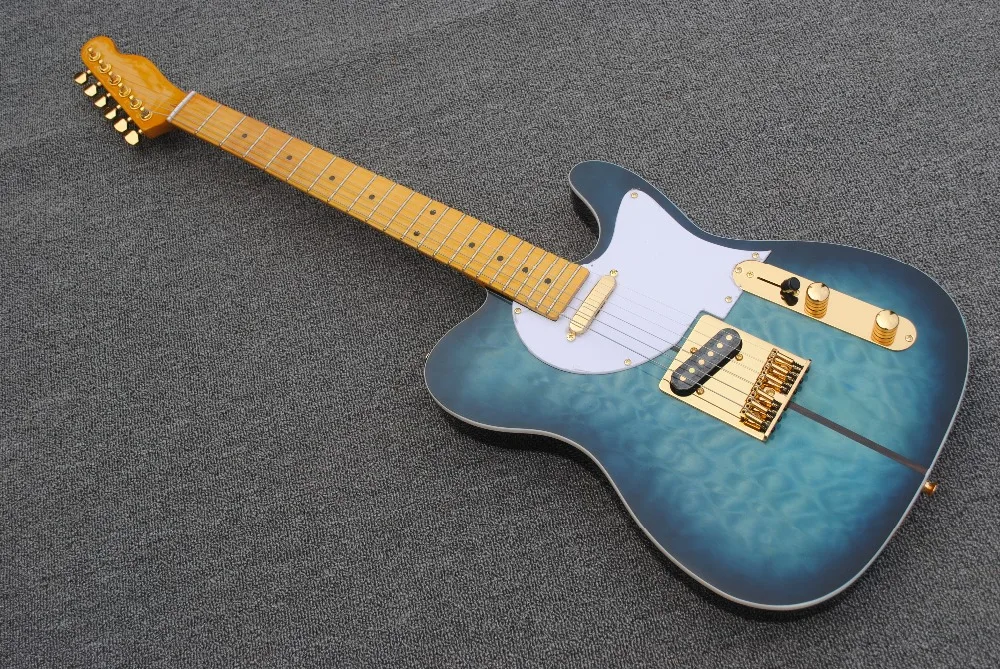 

High quality custom custom electric guitar blue dog new Guitar Free Shipping