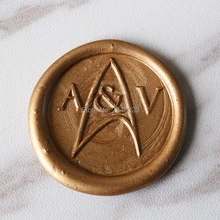 Индивидуальные инициалы печать воска, свадебная печать подарок, пригласительные печати, Скрапбукинг штамп