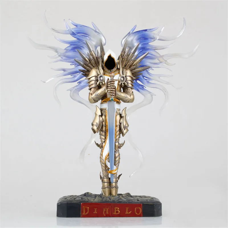 Игра WOW Dark Seraphim Tyrael Archangel 27 см ПВХ фигурка игрушки подарки Модели Коллекции