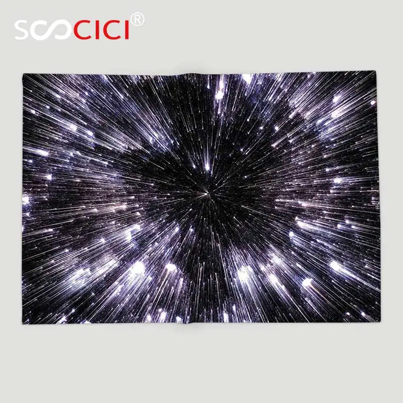 

Custom Soft Fleece Throw Blanket Galaxy Speed of Life Space Travel Themed Fantastic Galaxy Wars Universe Science Fiction