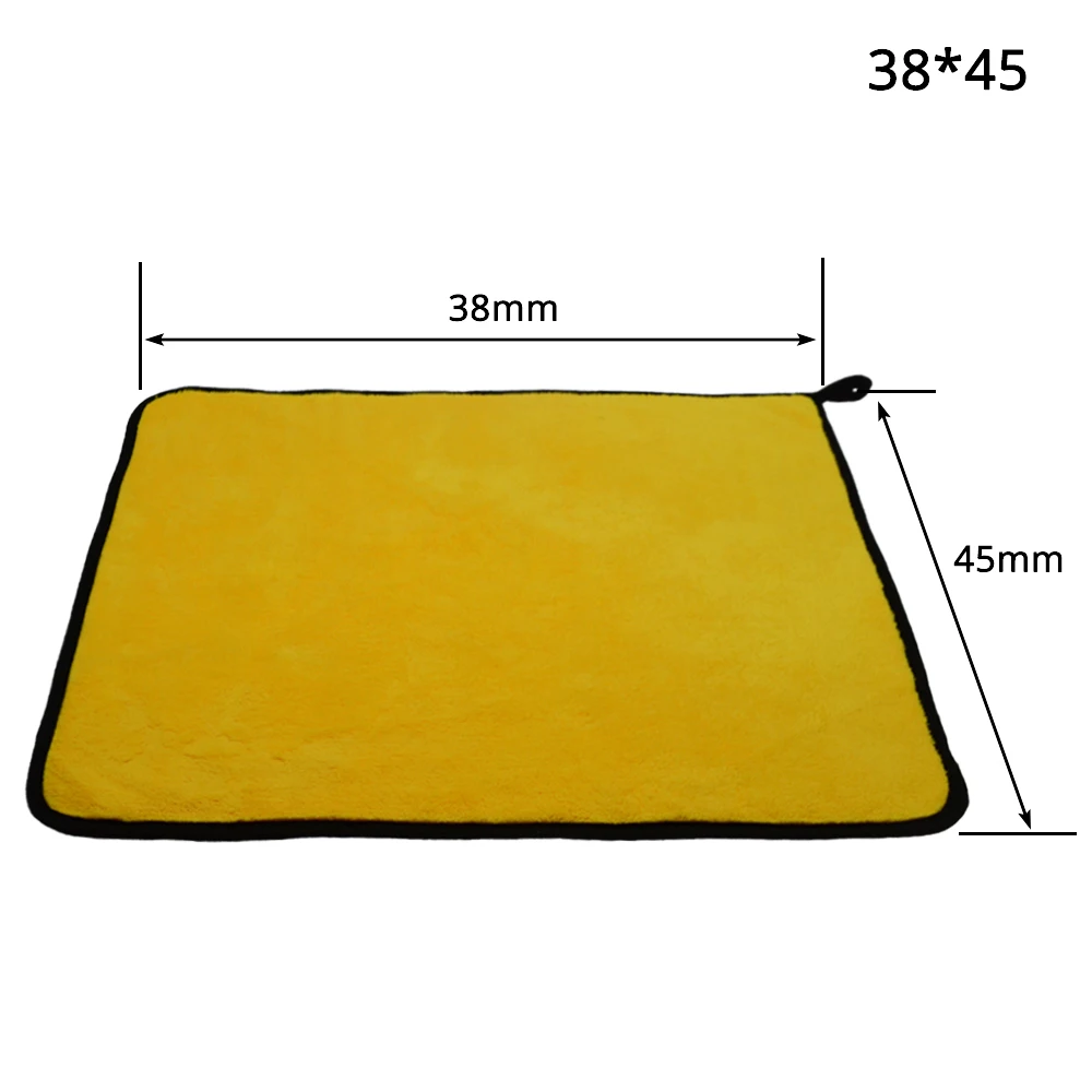 Инструменты для мытья автомобиля 800gsm 45cmx38/30 см x 30 см толстые плюшевые микрофибры для чистки автомобиля микрофибра воск полировка детализация полотенца