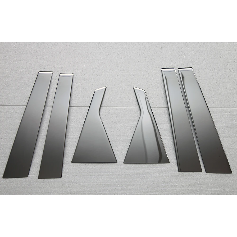 

Accessories FIT FOR 2013 2014 2015 HYUNDAI SANTA FE SPORT 6PC WINDOW CHROME STAINLESS STEEL PILLAR POST COVER TRIM MOLDING